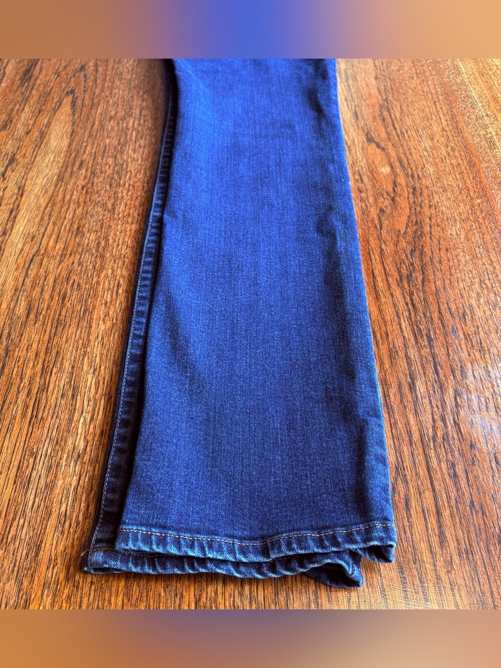 Lauren Ralph Lauren dark wash straight leg denim jeans size 8 - Picture 4 of 8